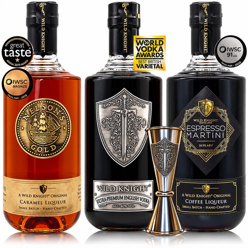Wild Knight® Distillery, Award Winning Vodka & Liqueur Collection