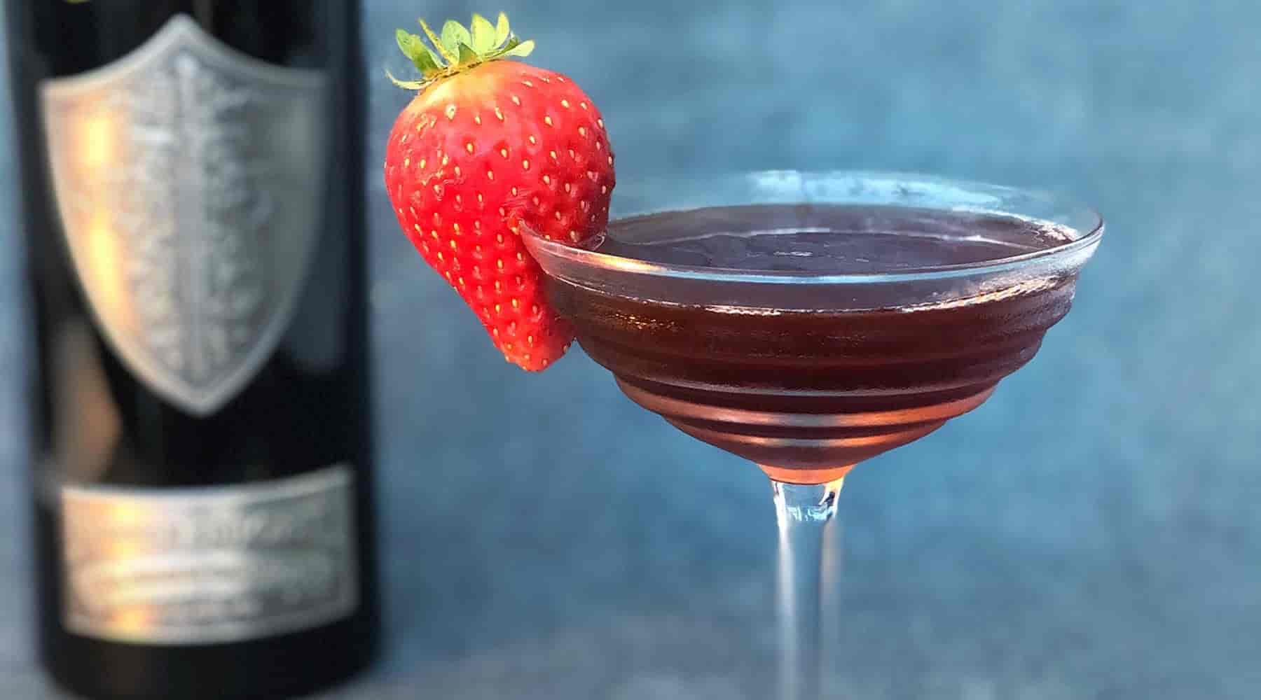 Wild Knight® English Vodka - Strawberry and Balsamic Martini