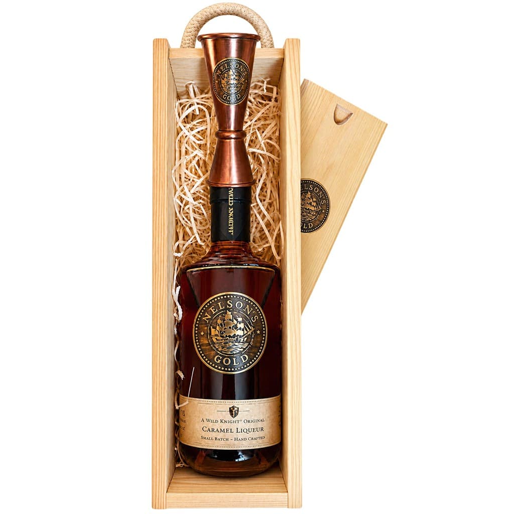 Gift Set: Nelson's Gold® Caramel Vodka 70cl, plus Jigger