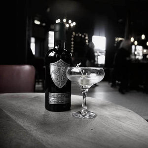 Wild Knight® Vodka Martini. Ingredients: 50 ml of Wild Knight® English Vodka, splash of dry vermouth, olive to garnish.